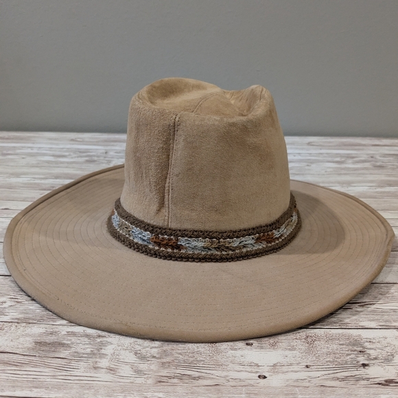Vintage Larry Mahan Hat Collection Suede Leather Resistol Product 7 1/4 main image 9